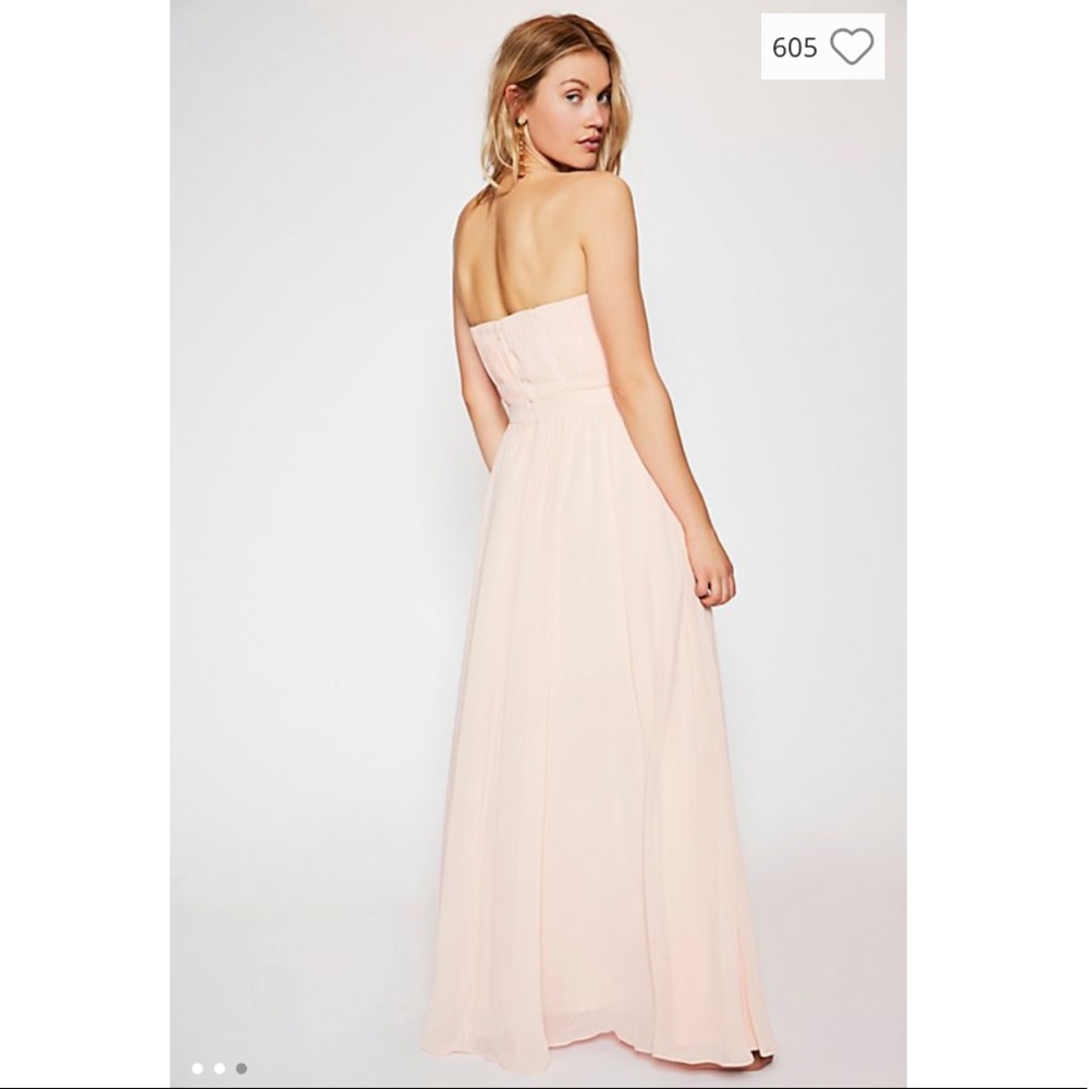 Free People Fame and Partners Maxi Dress Pleated - Picture 3 of 3